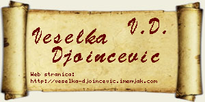 Veselka Đoinčević vizit kartica
